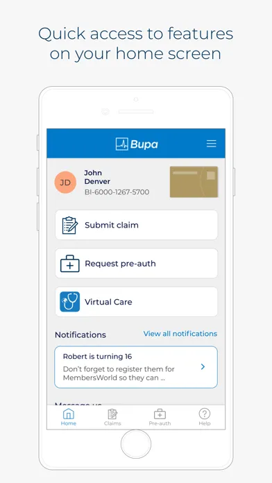 Bupa Global MembersWorld Screenshots