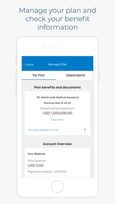 Bupa Global MembersWorld Screenshots