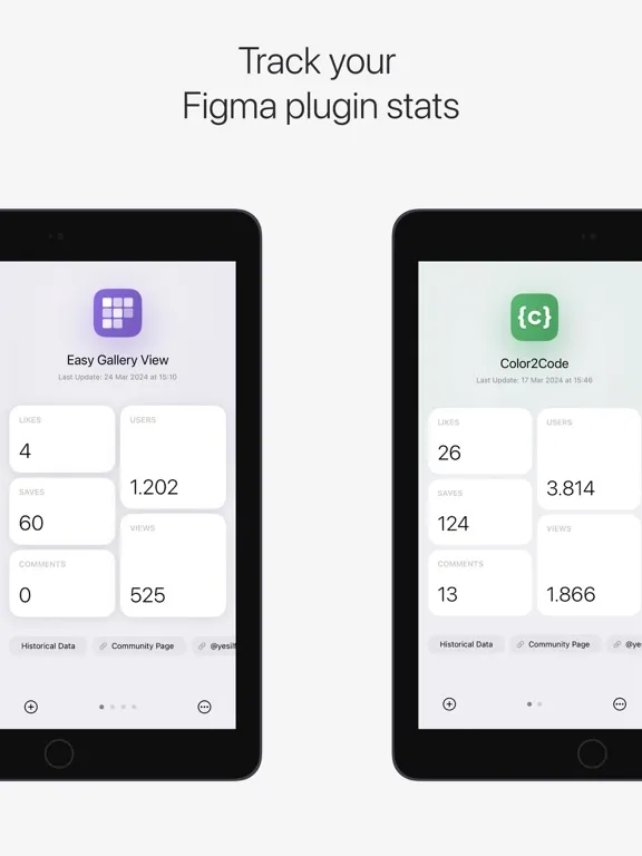 Скриншоты Pat - Plugin & Widget Tracker iPad 