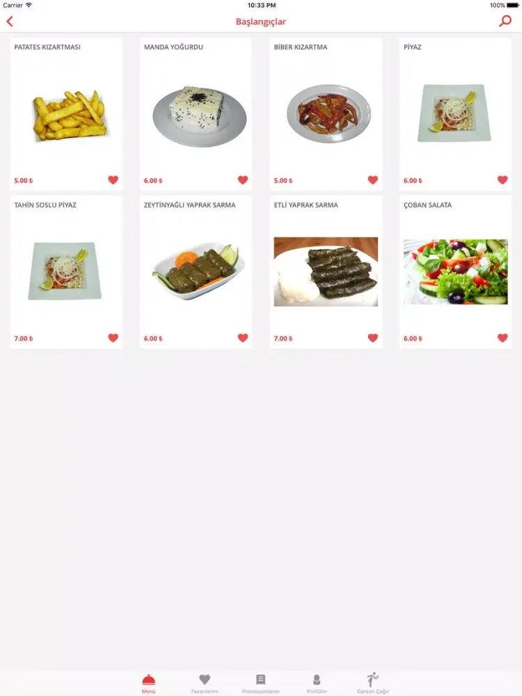 Tangkapan layar Nam-ı Ciğer Bakırköy iPad 