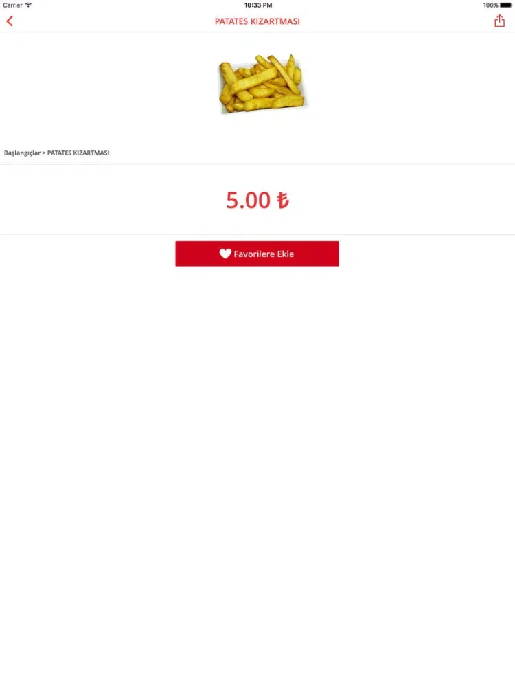 Tangkapan layar Nam-ı Ciğer Bakırköy iPad 