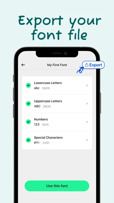 Font Maker: Create Your Font Screenshots