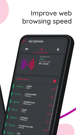 Net Optimizer: Optimize Ping スクリーンショット