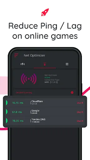 Net Optimizer: Optimize Ping スクリーンショット