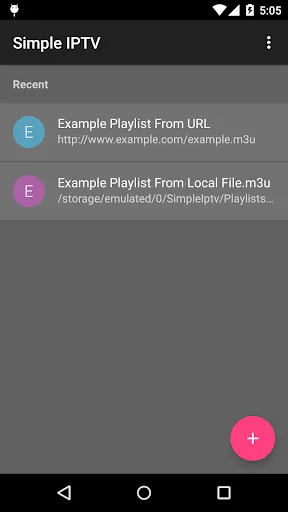 Screenshot di Simple IPTV