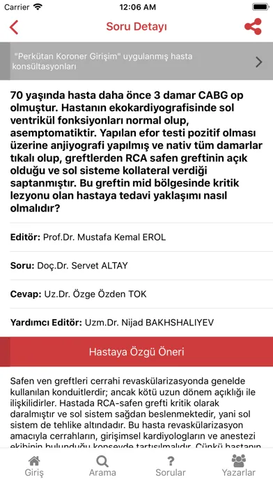 Capturas de tela do Kardiyoloji Konsültasyon