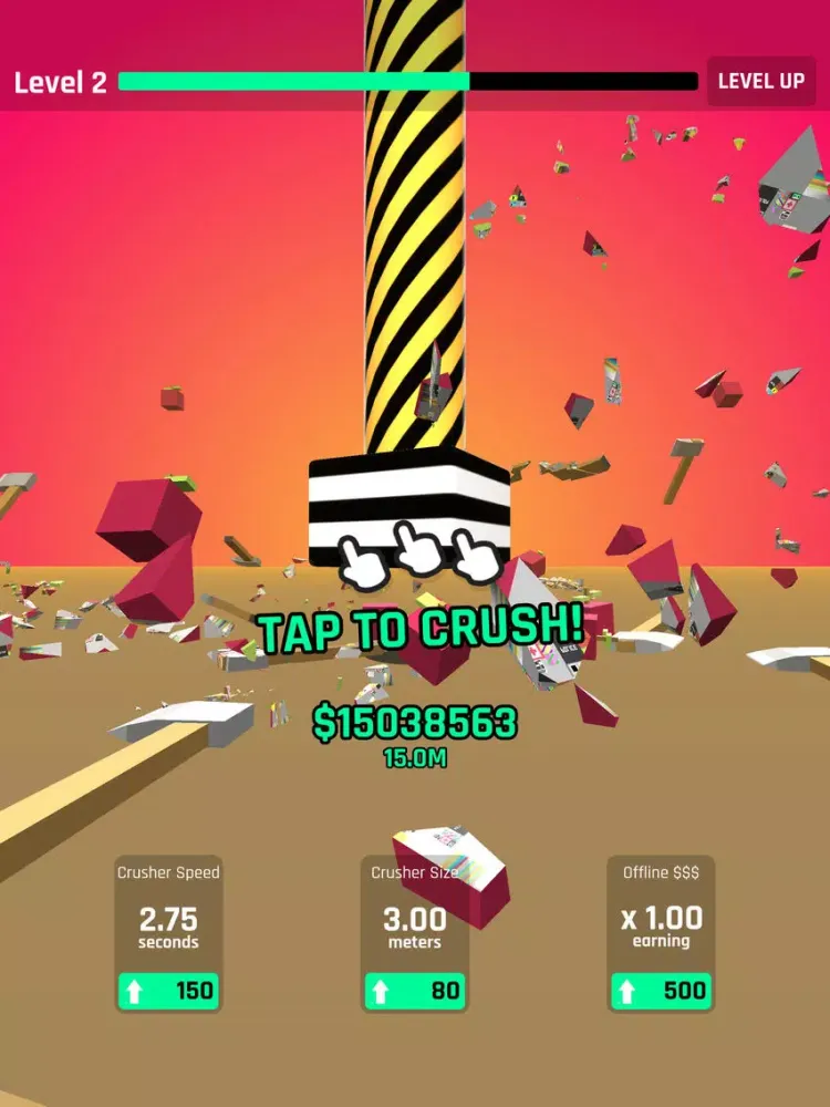 Capturas de tela do Heavy Crusher iPad 