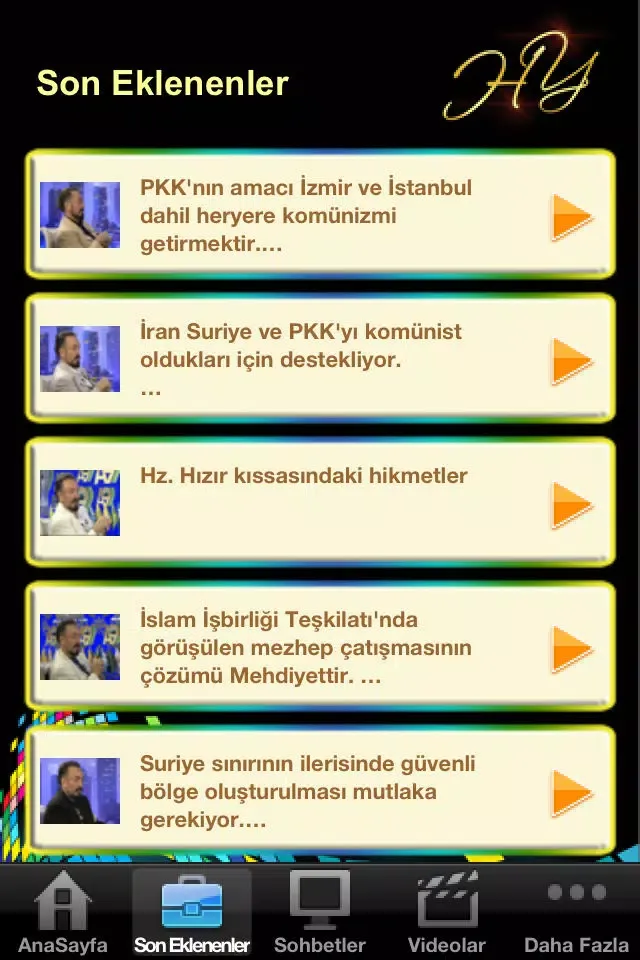 Скриншоты Harun Yahya TV