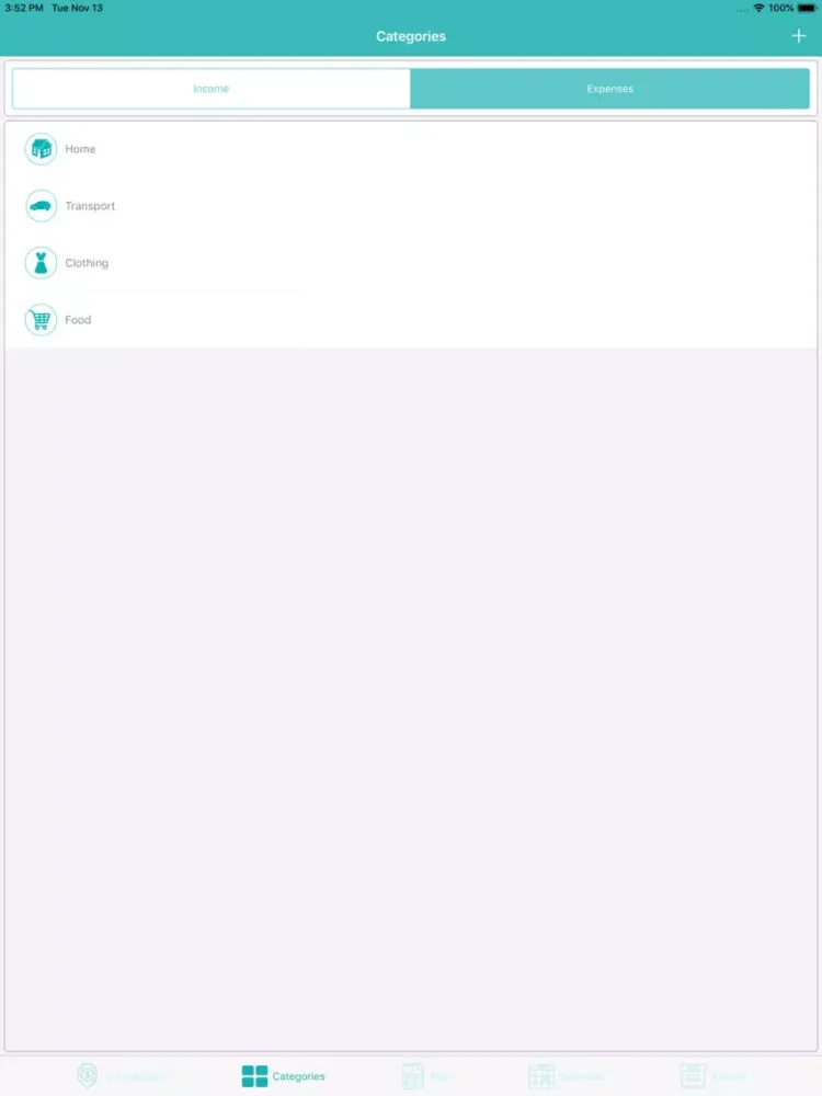 HBudget iPad  Ekran Görüntüleri