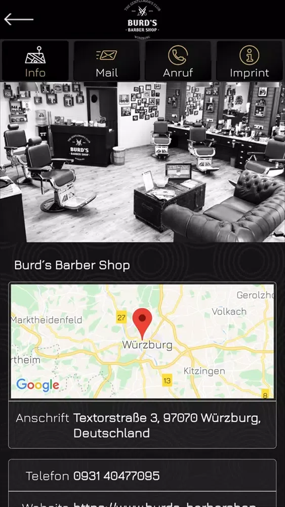 Screenshot di Burd´s Barber Shop