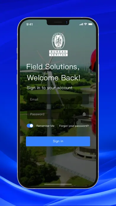 Captures d'écran de Field Solutions