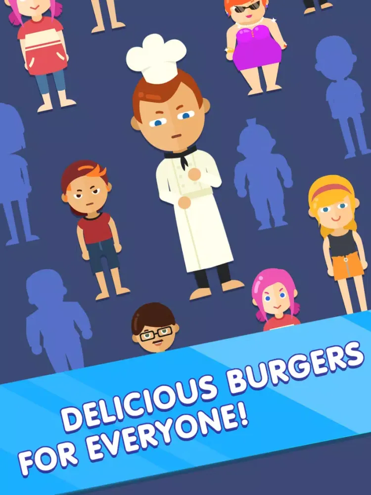 Burger Chef Idle Game iPad 應用截圖