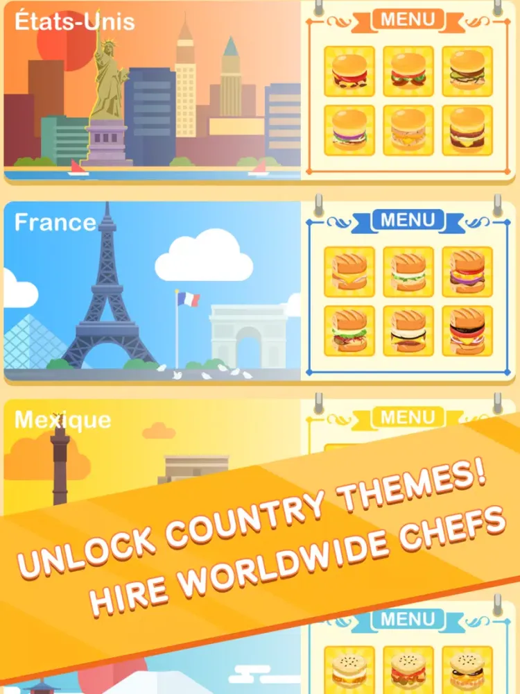 Burger Chef Idle Game iPad 應用截圖