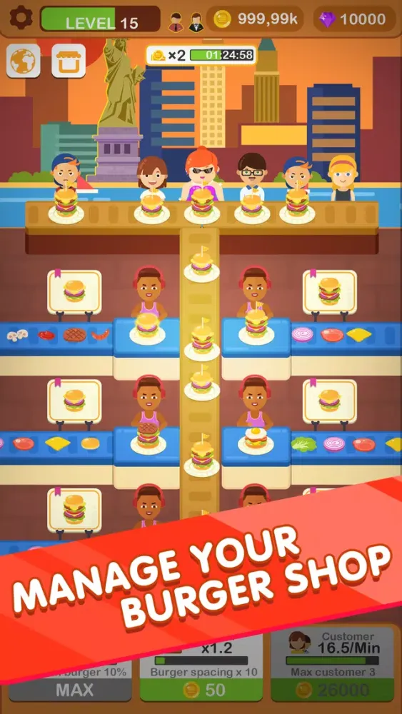 Burger Chef Idle Game應用截圖
