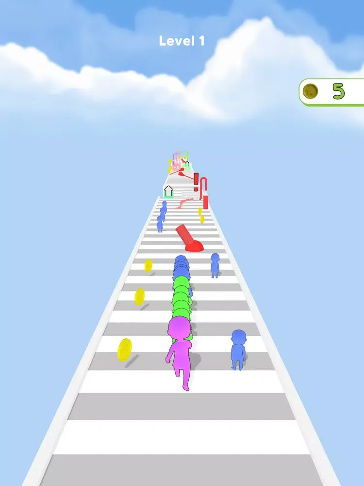 Rainbow Rush 3D iPad  Screenshots