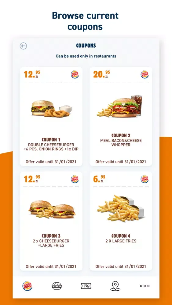 BURGER KING Polska Screenshots