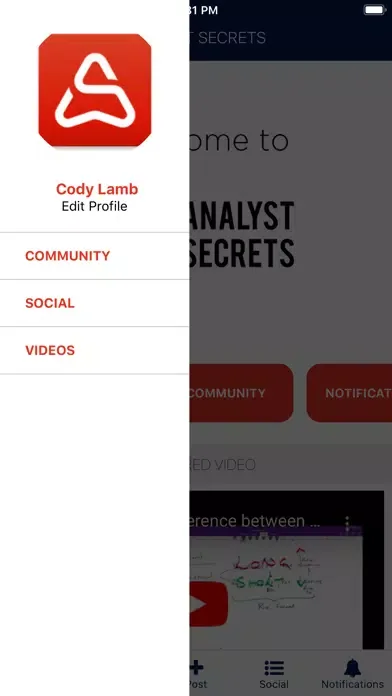Analyst Secrets سکرین شاٹس