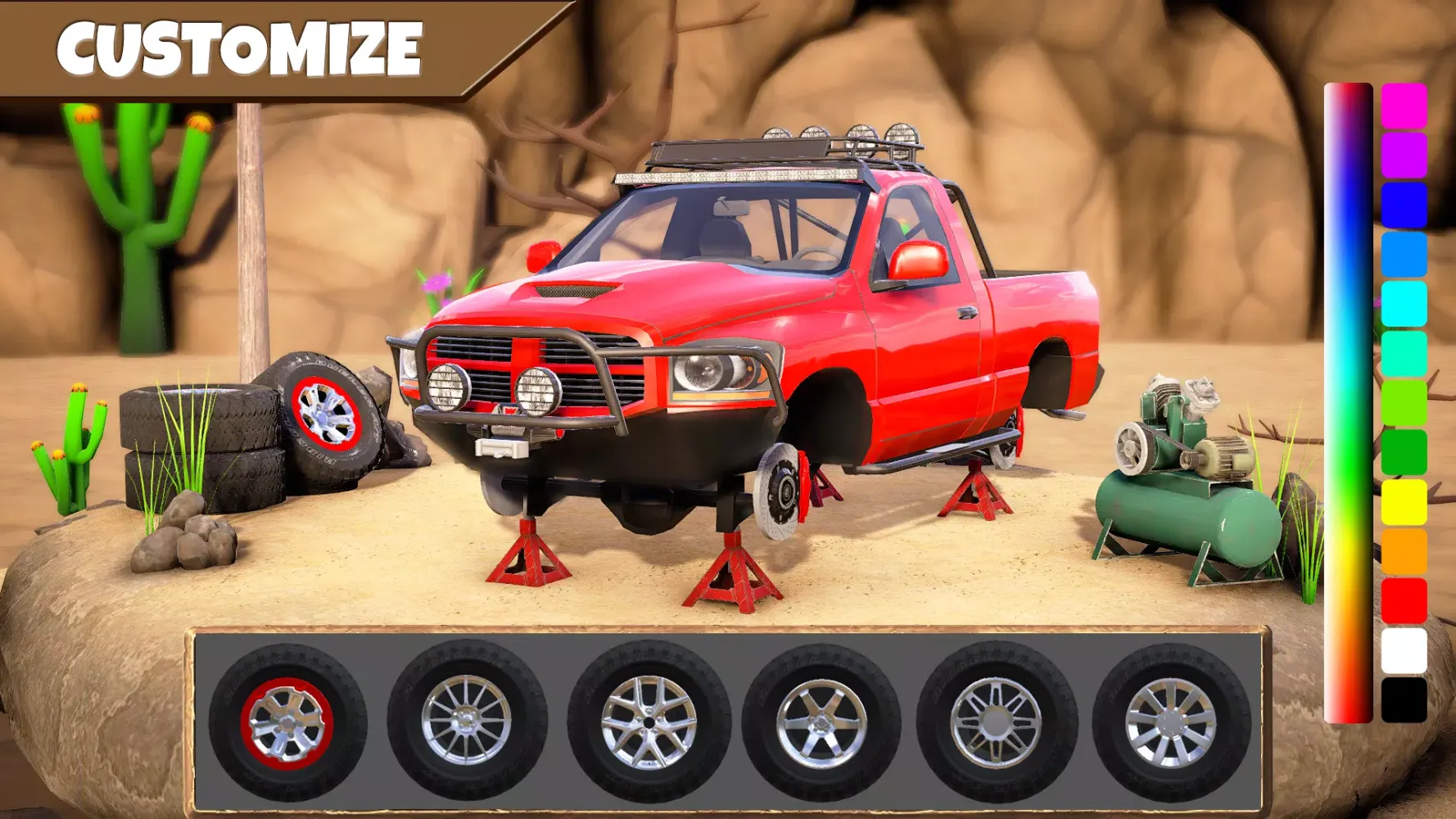 Tangkapan layar SUV Mountain Climb: Car Games