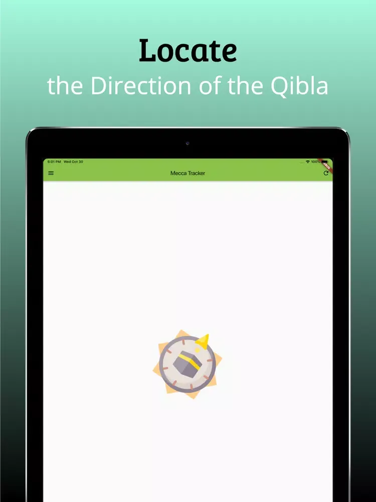 Mecca Tracker - Qibla Finder iPad  স্ক্রিনশট