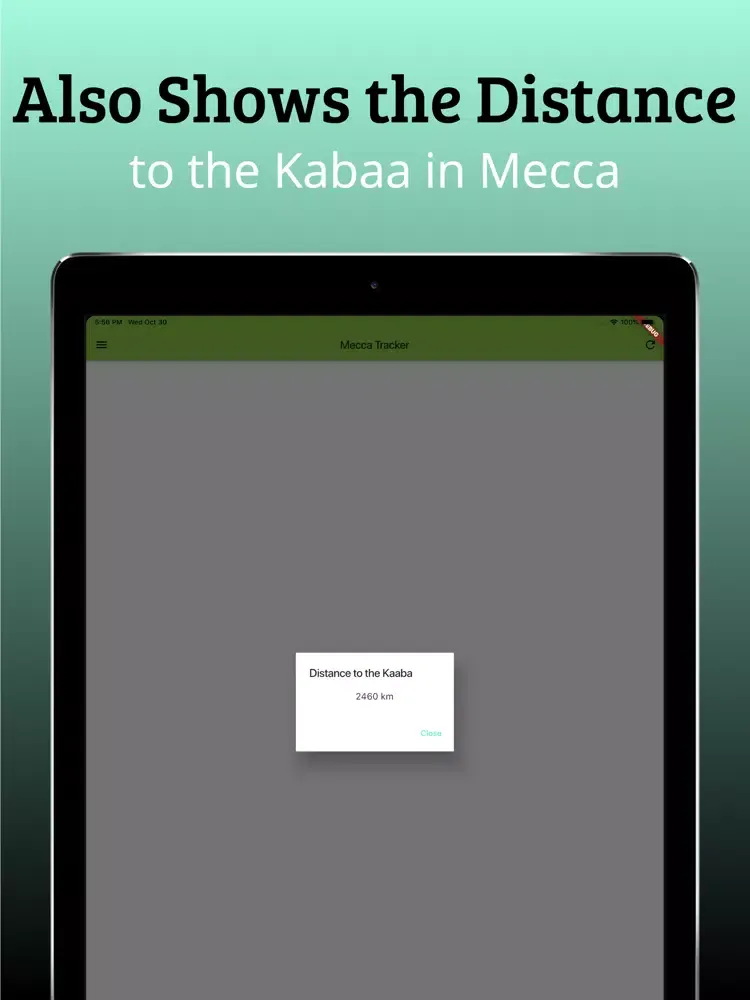 Mecca Tracker - Qibla Finder iPad  স্ক্রিনশট