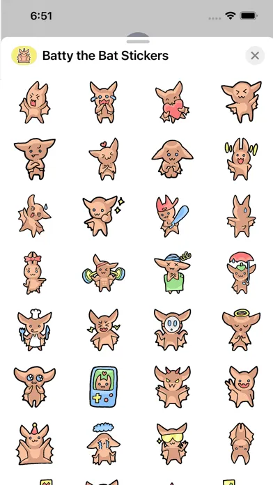 Screenshot di Batty the Bat Stickers
