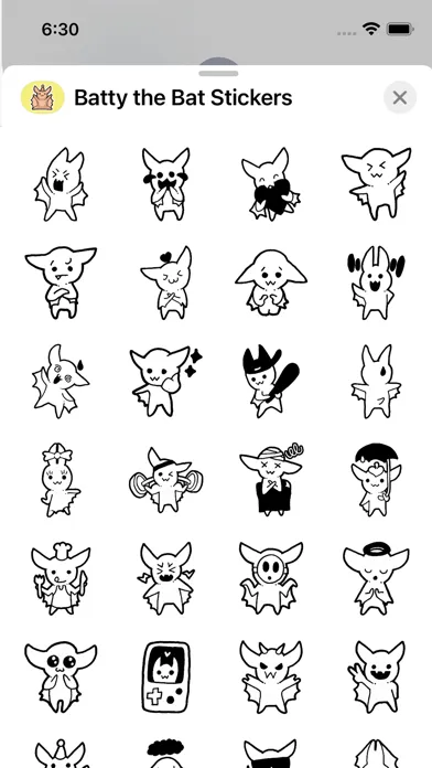Screenshot di Batty the Bat Stickers