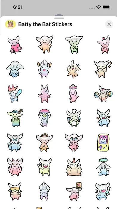 Screenshot di Batty the Bat Stickers