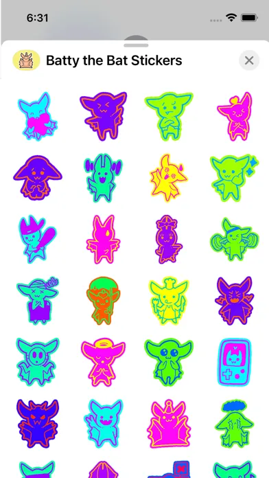 Screenshot di Batty the Bat Stickers