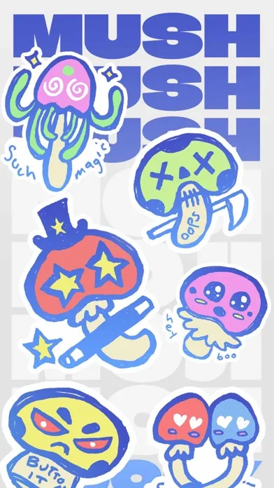 Скриншоты Mushroomz Sticker Pack