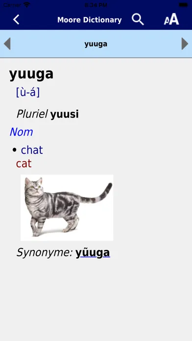 Moore Dictionary應用截圖