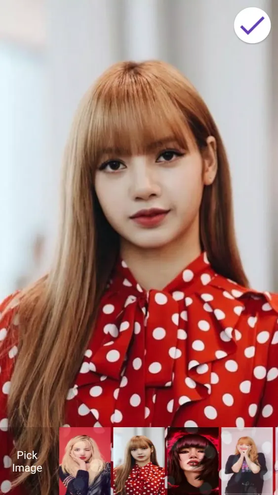 Captures d'écran de Lisa BlackPink Lock Screen