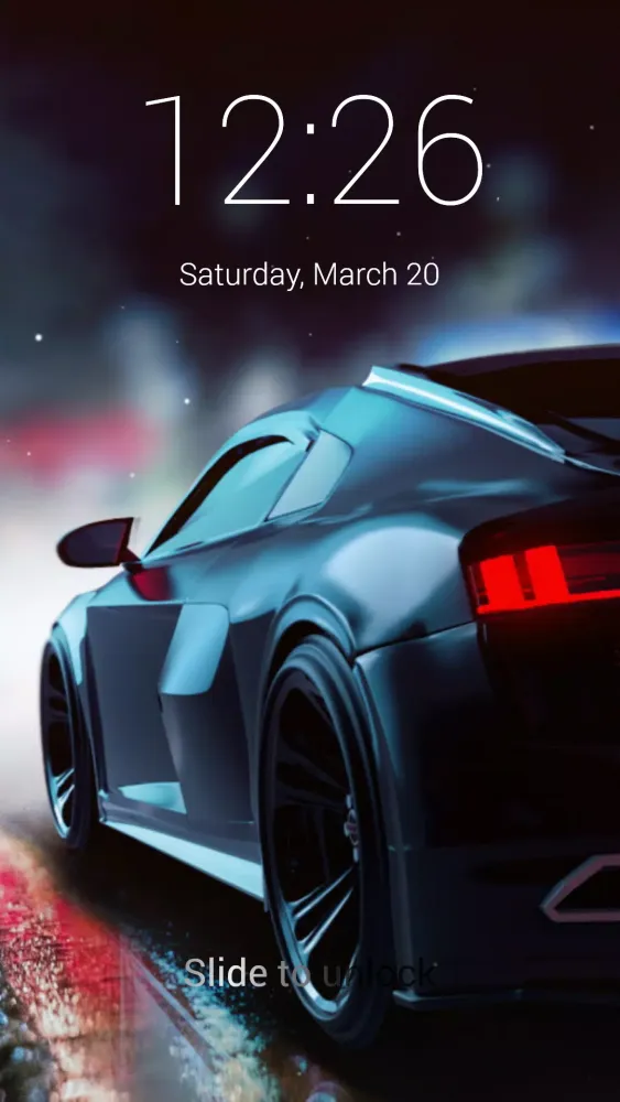 Tangkapan skrin Lock Screen for Audi