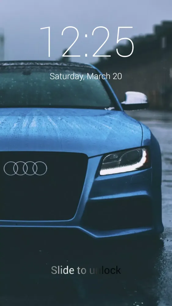 Tangkapan skrin Lock Screen for Audi