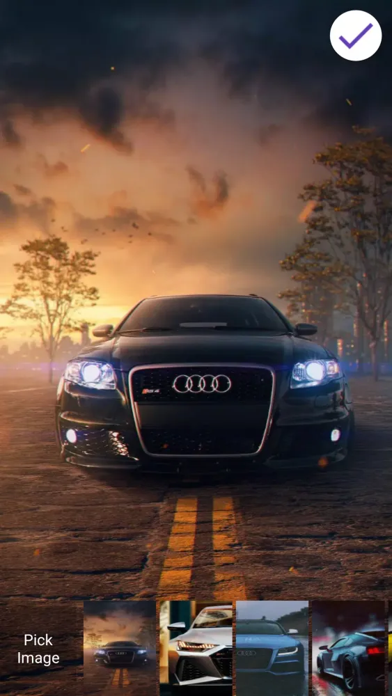 Tangkapan skrin Lock Screen for Audi
