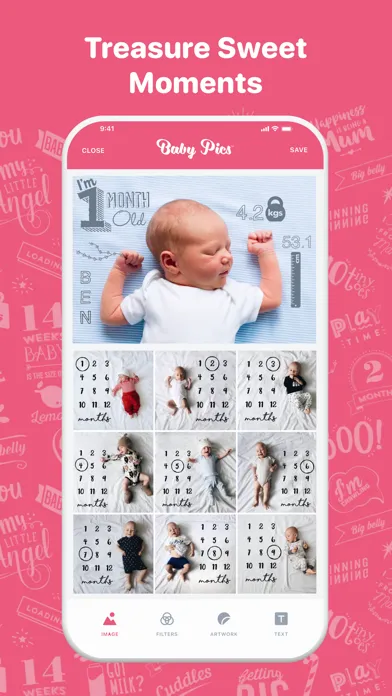 Ảnh chụp màn hình của Baby Pics - Photo Editor