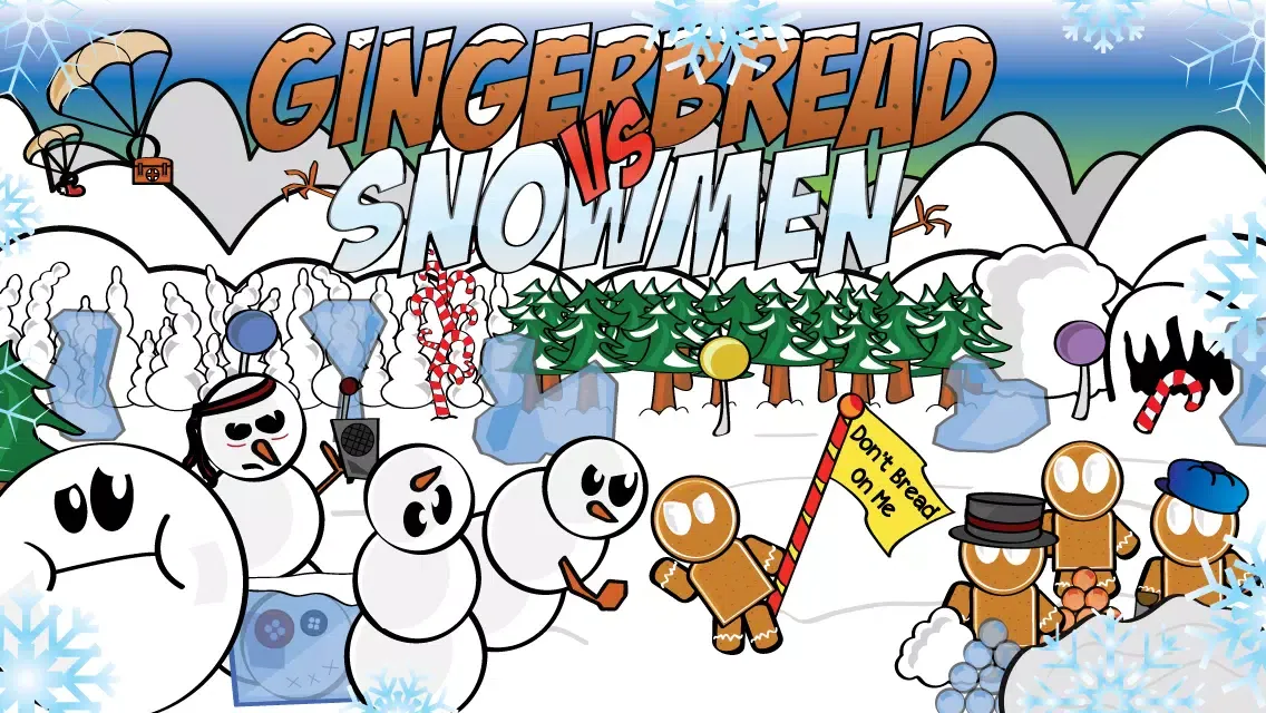 Tangkapan layar Gingerbread VS. Snowmen