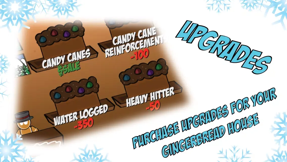 Tangkapan layar Gingerbread VS. Snowmen