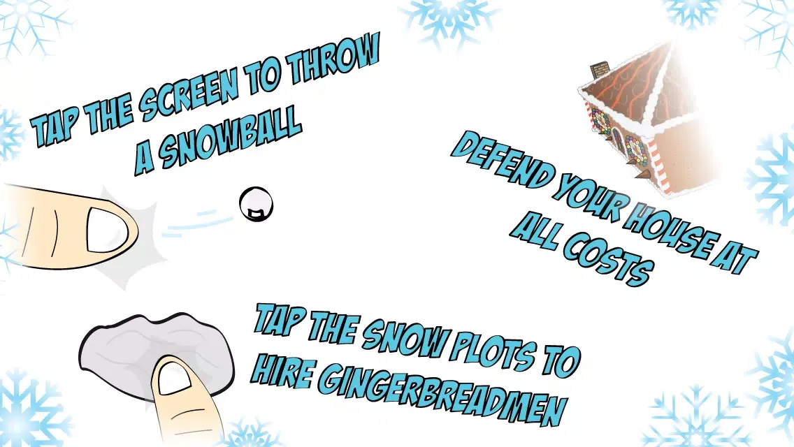Tangkapan layar Gingerbread VS. Snowmen