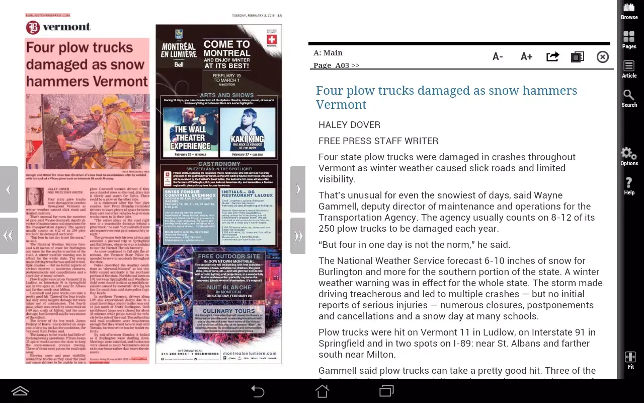 Free Press eNewspaper应用截图