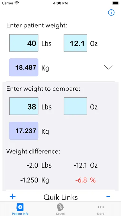Pedi QuikCalc 5應用截圖