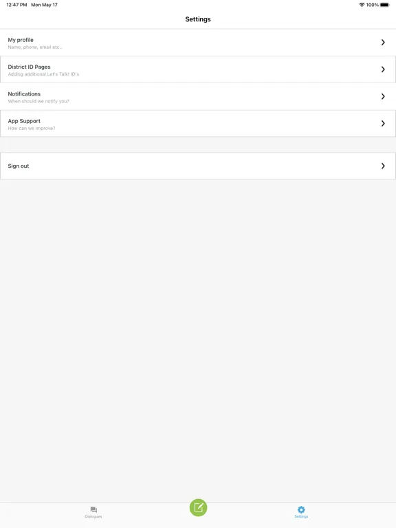Ảnh chụp màn hình của Let's Talk! iPad 