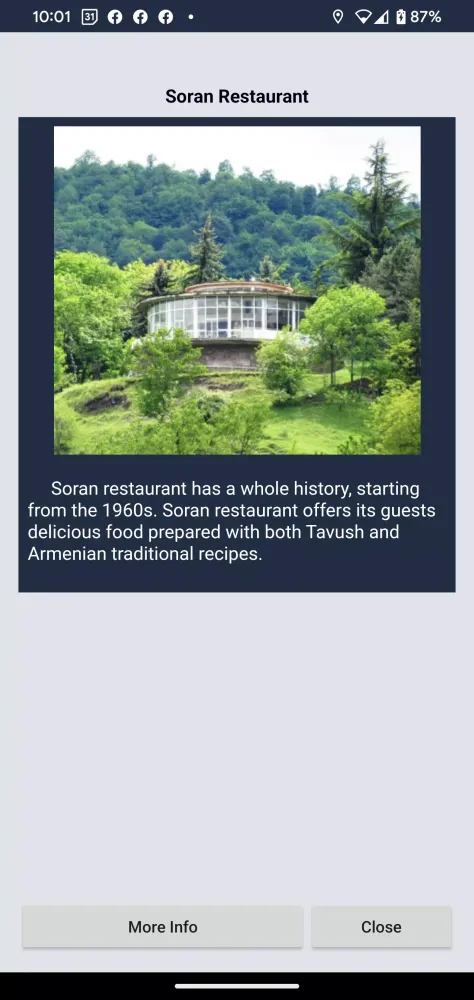 Zrzuty ekranu eTours Berd