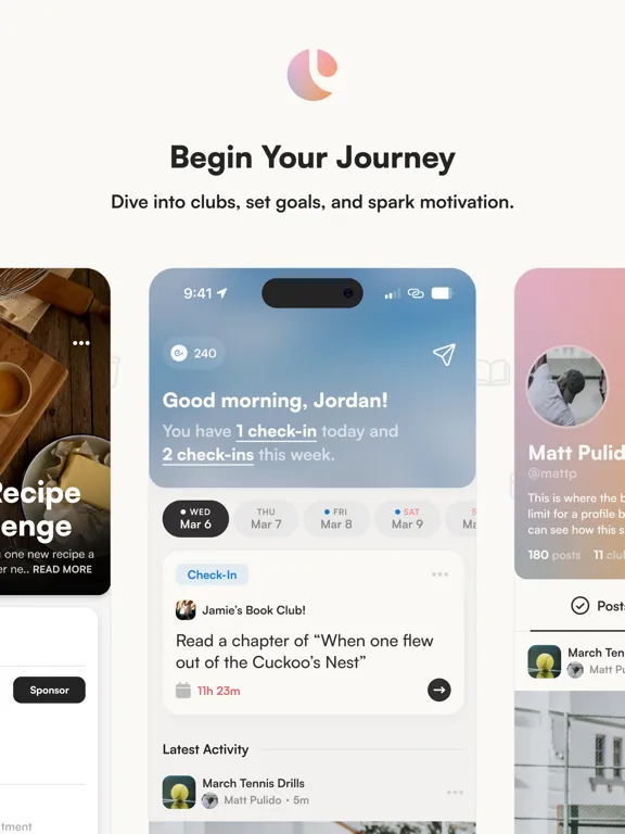 Clubs App: Change Your Life iPad  স্ক্রিনশট
