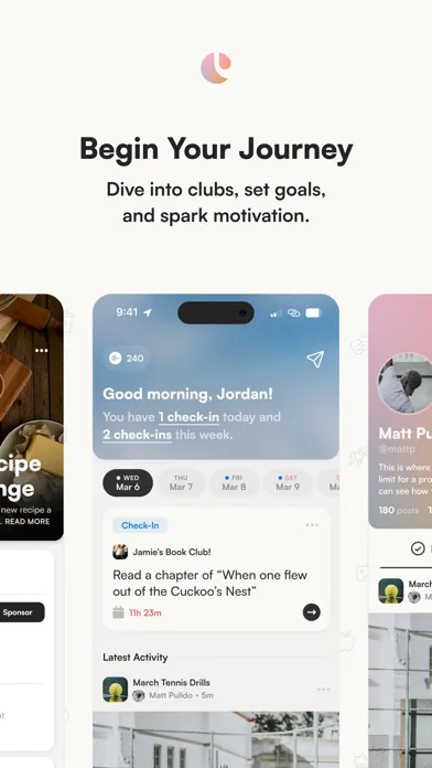 Clubs App: Change Your Life স্ক্রিনশট