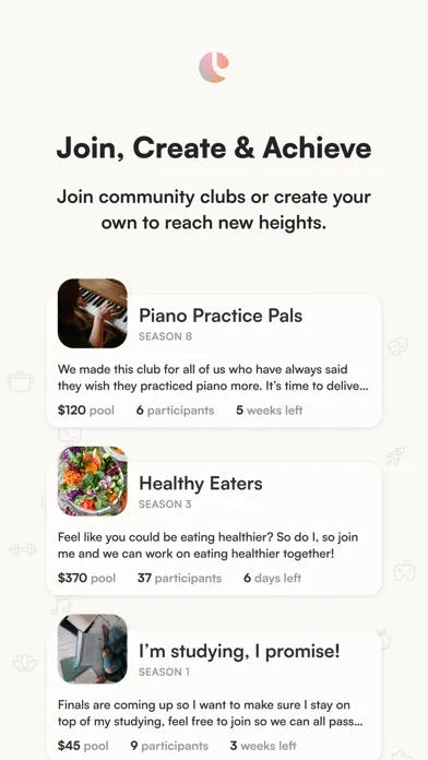 Clubs App: Change Your Life স্ক্রিনশট