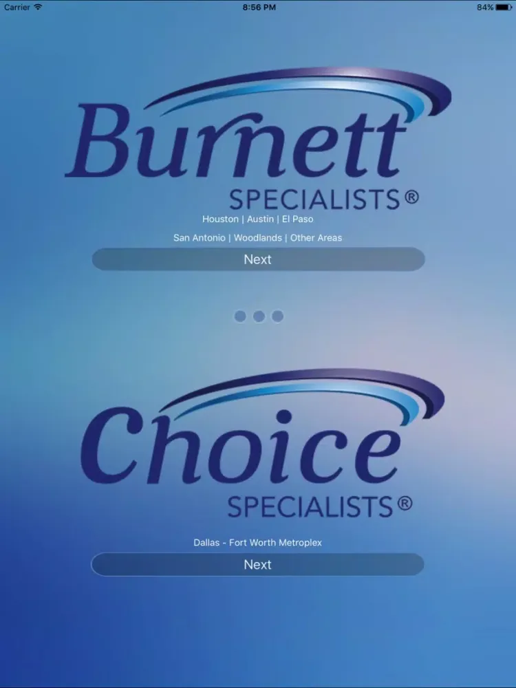 Burnett/Choice Timesheets iPad 應用截圖