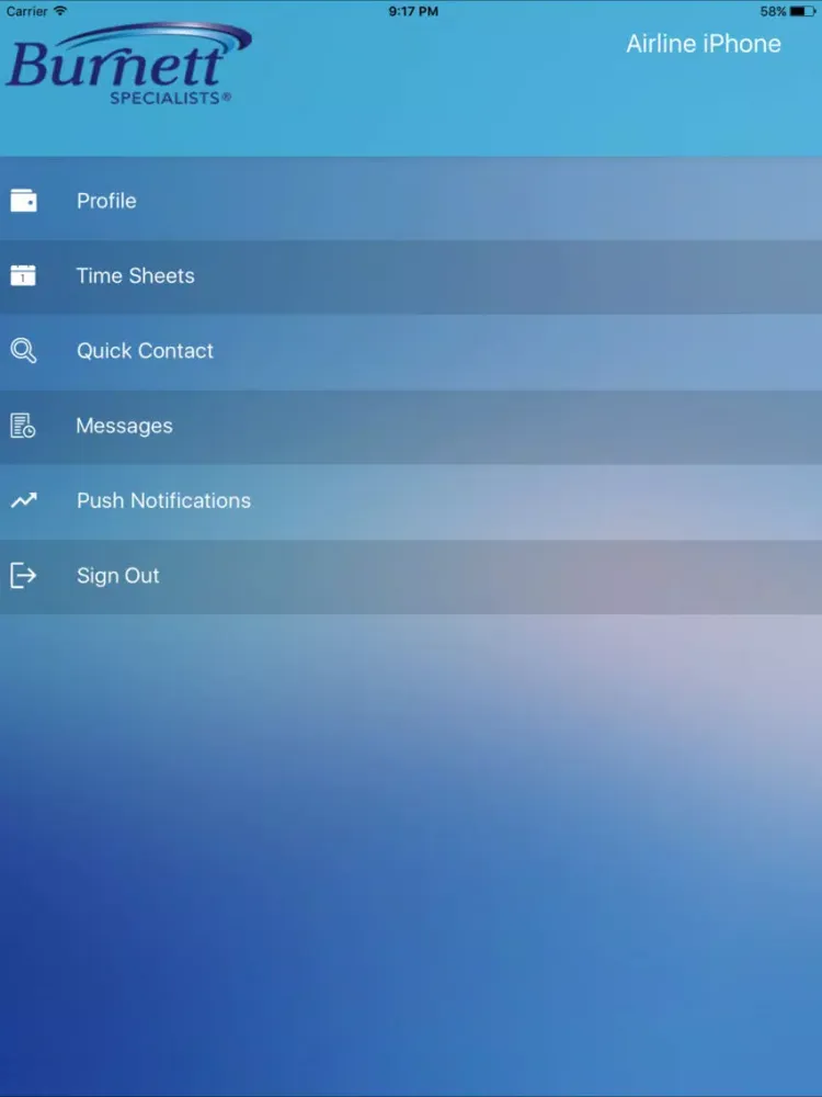 Burnett/Choice Timesheets iPad 應用截圖