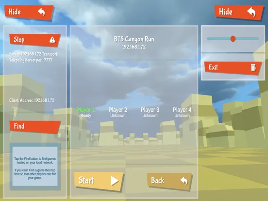 BTS Canyon Run iPad  स्क्रीनशॉट