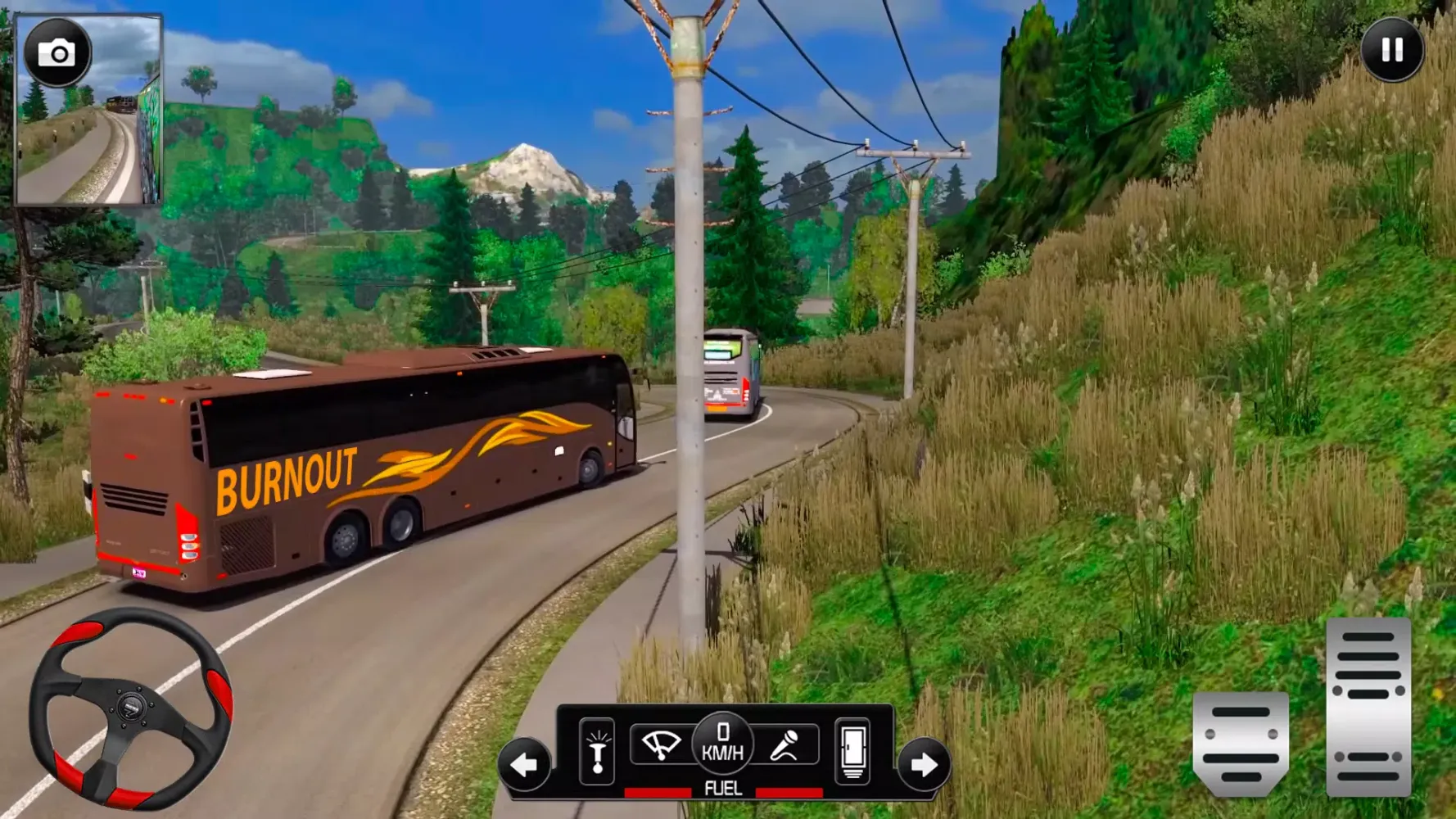 Euro Uphill Bus Simulator Game স্ক্রিনশট