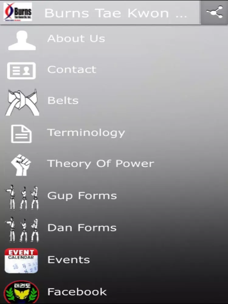 Burns Tae Kwon Do iPad  Screenshots